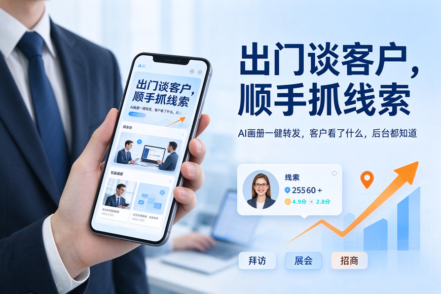 出门谈客户、展会拓客用,快速抓新线索!
